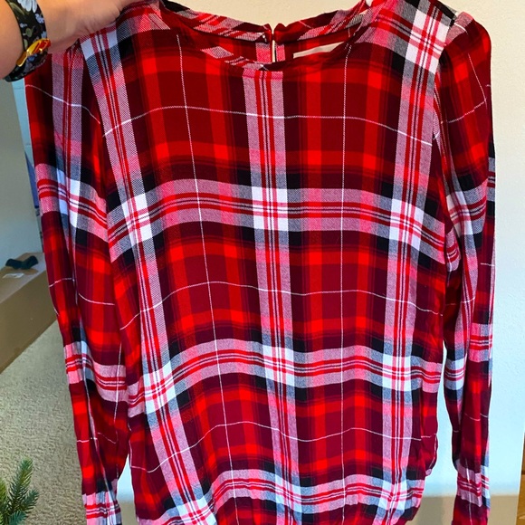 LOFT Tops - Loft Plaid Top